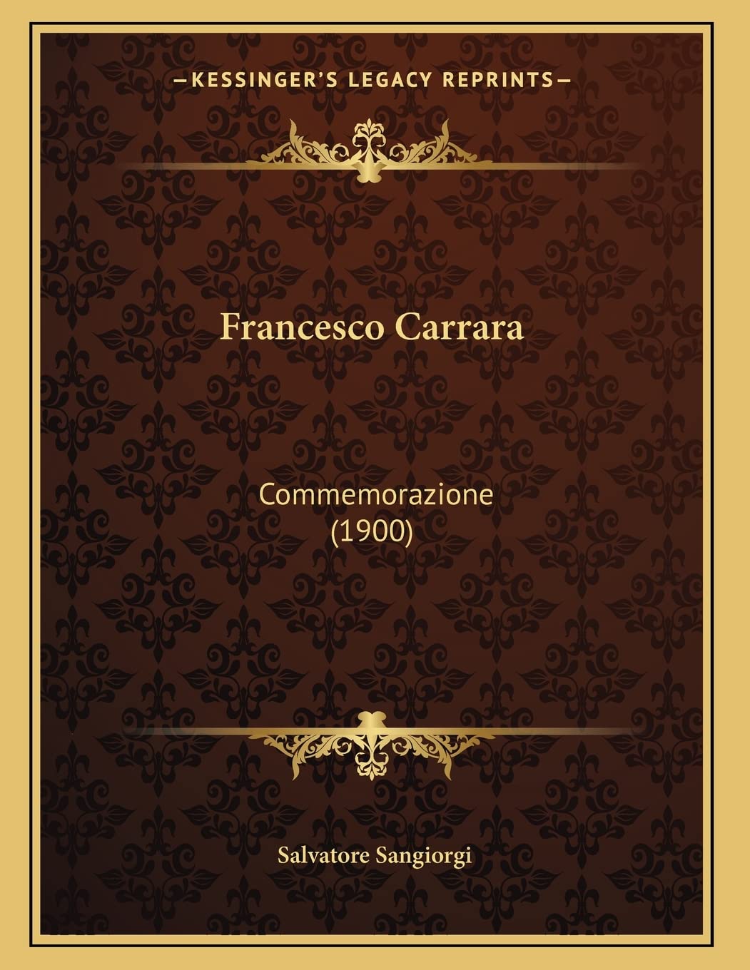 Francesco Carrara: Commemorazione (1900) Contemporary literature