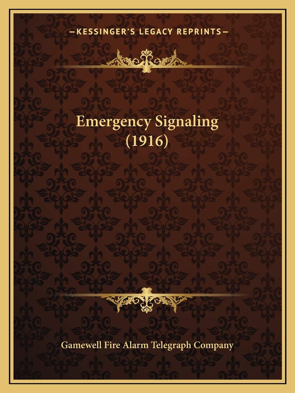 Emergency Signaling (1916) Contemporary literature