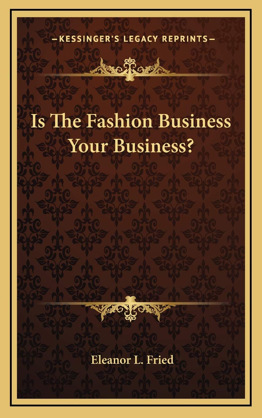 Is The Fashion Business Your Business? Politics & Society
