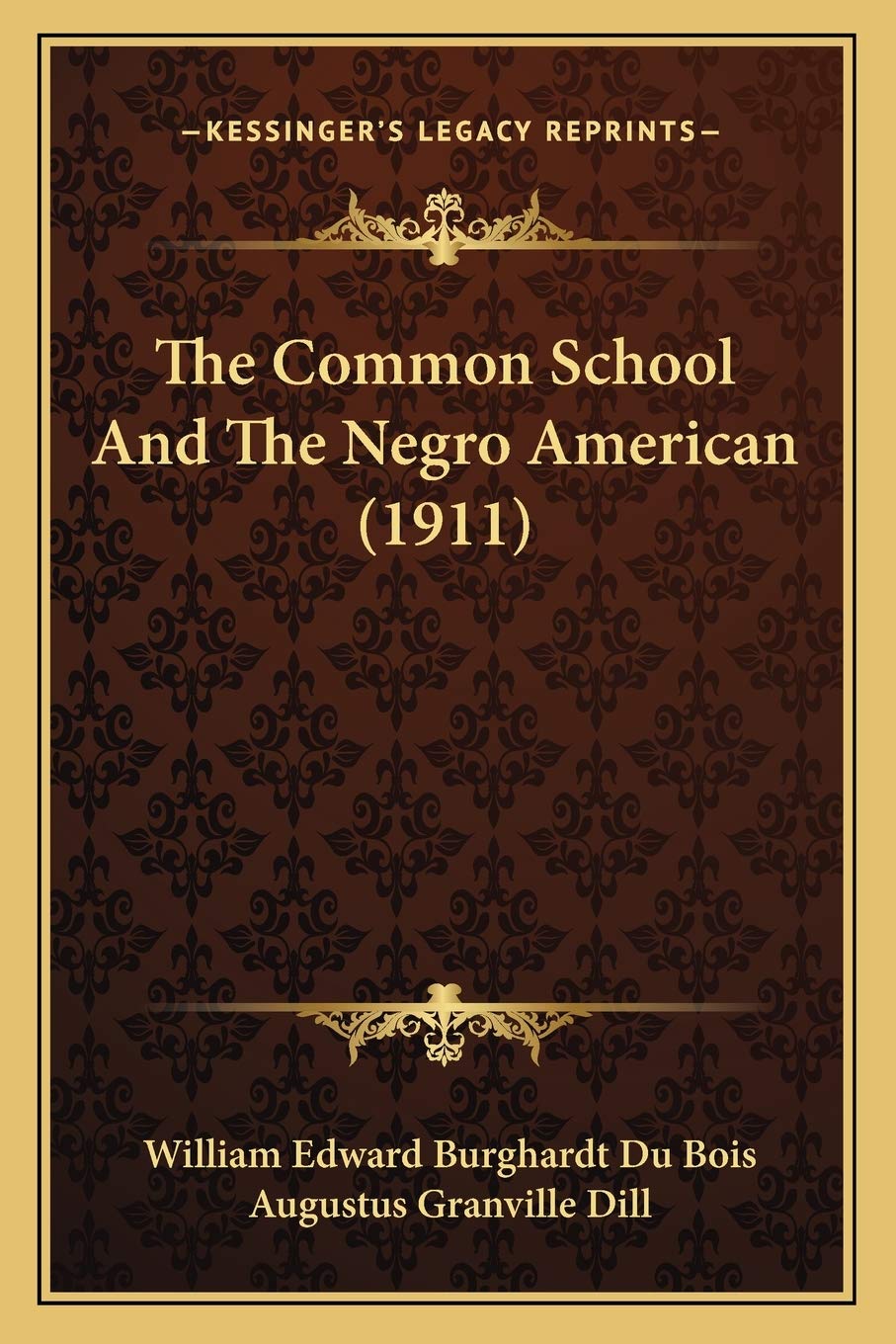 The Common School And The Negro American (1911) Social Sciences