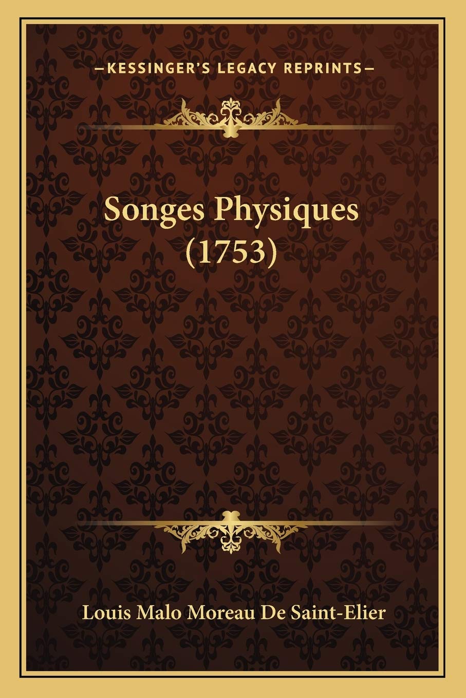 Songes Physiques (1753) book