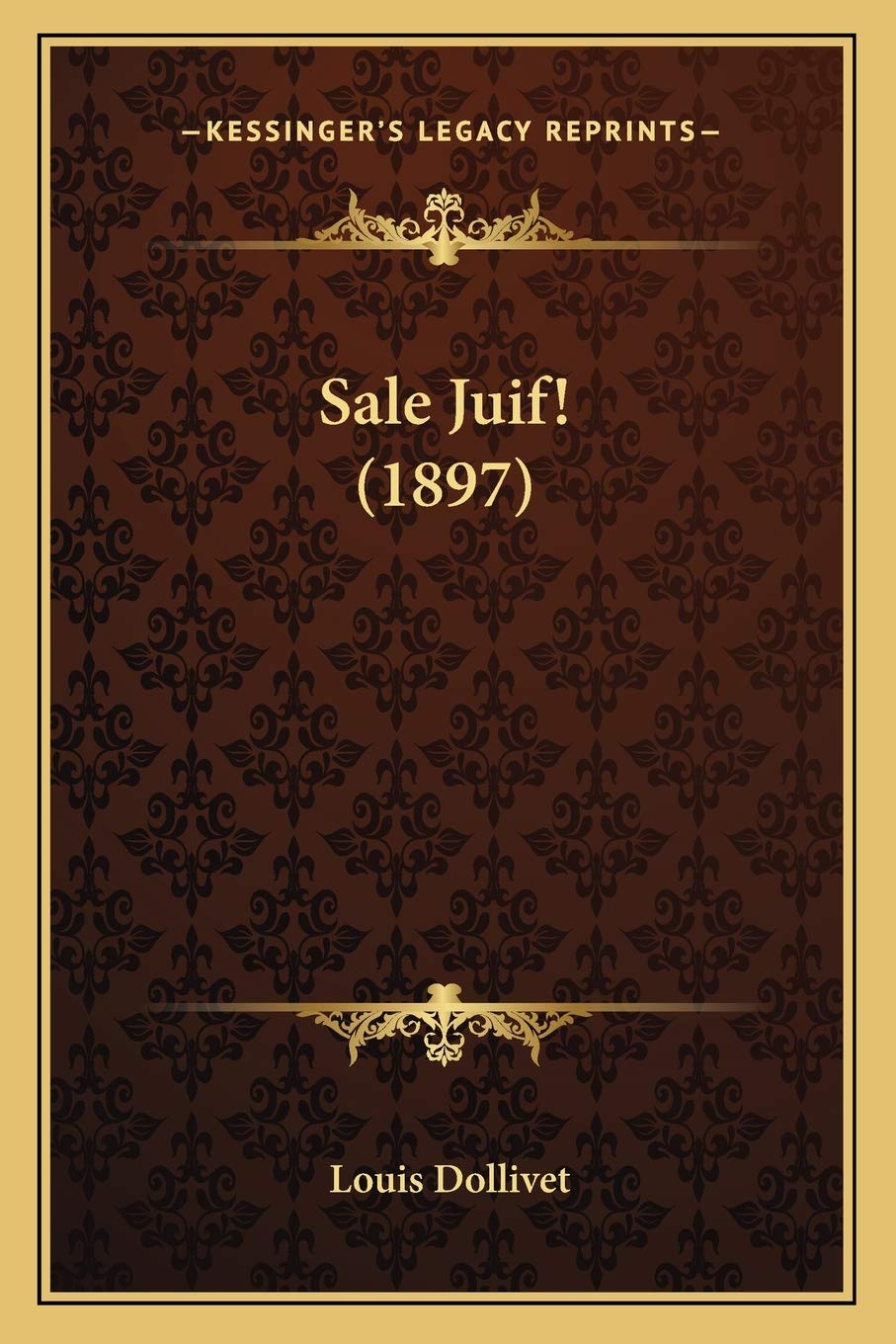 Sale Juif! (1897) book