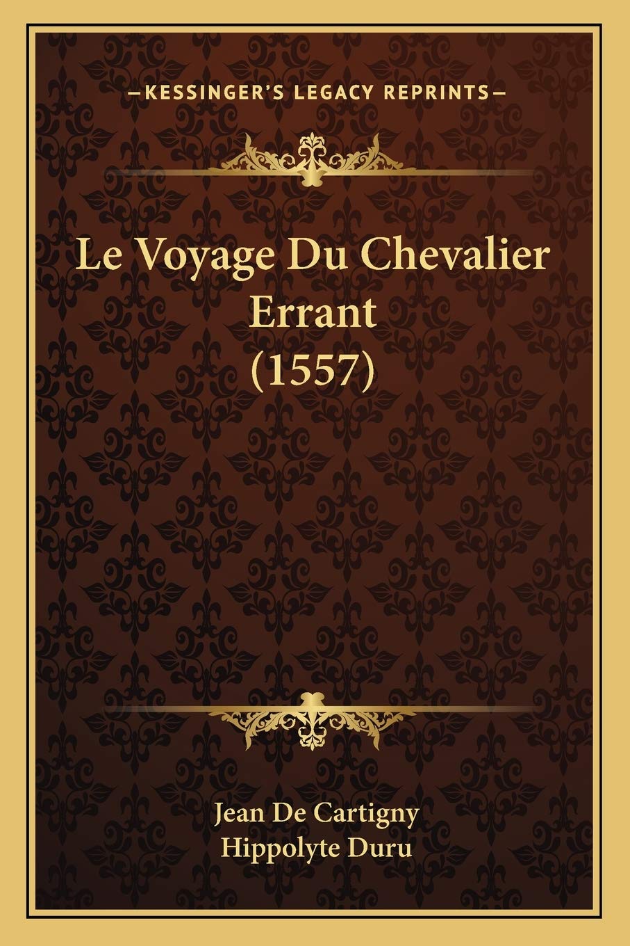 Le Voyage Du Chevalier Errant (1557) International