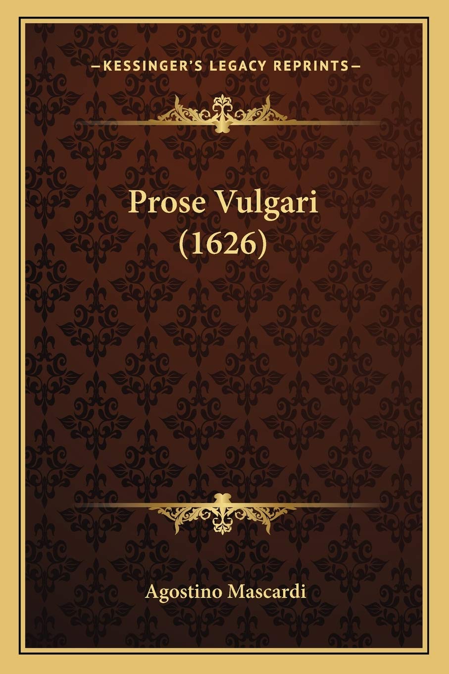 Prose Vulgari (1626) Contemporary literature