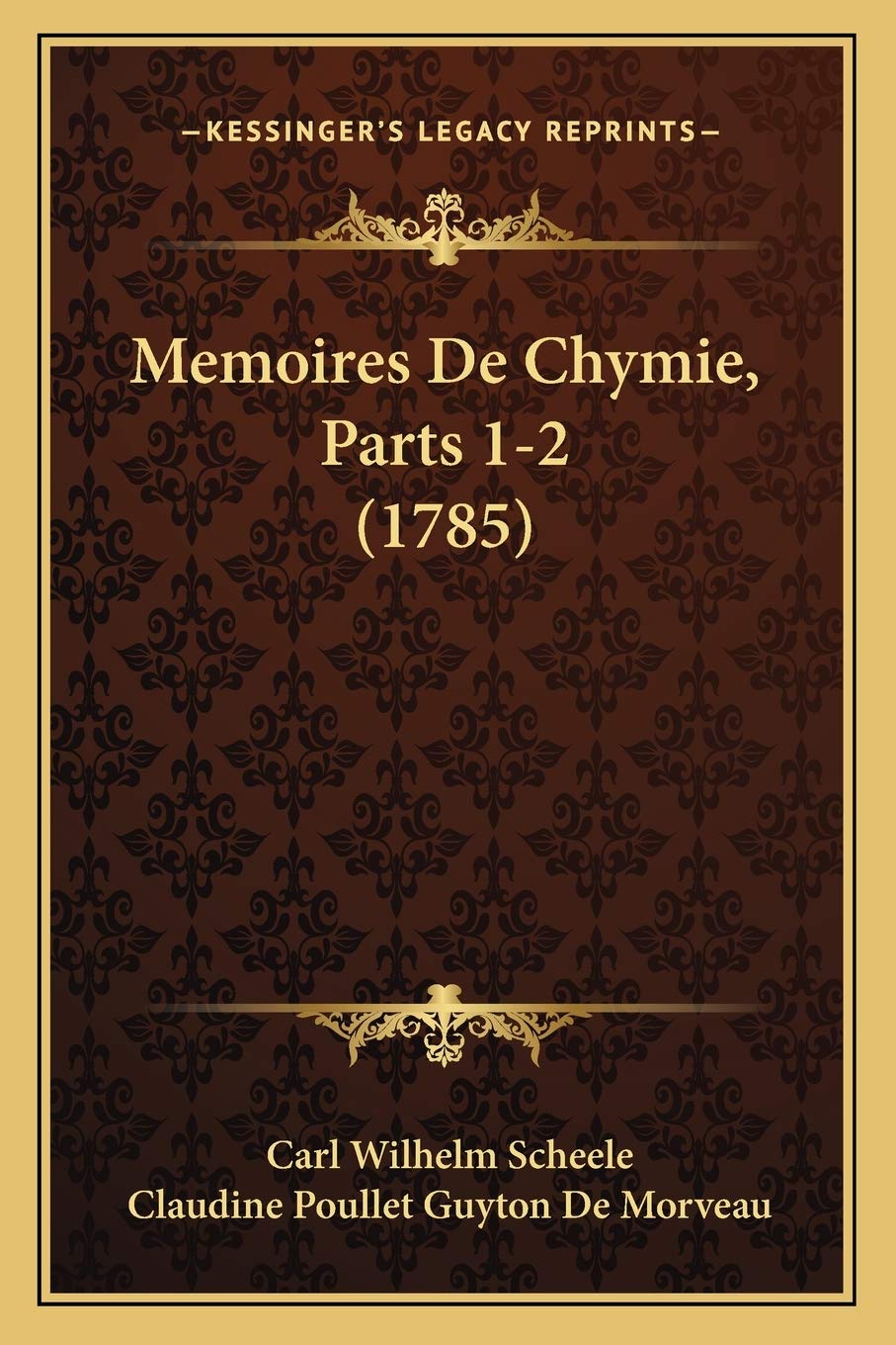 Memoires De Chymie, Parts 1-2 (1785) International