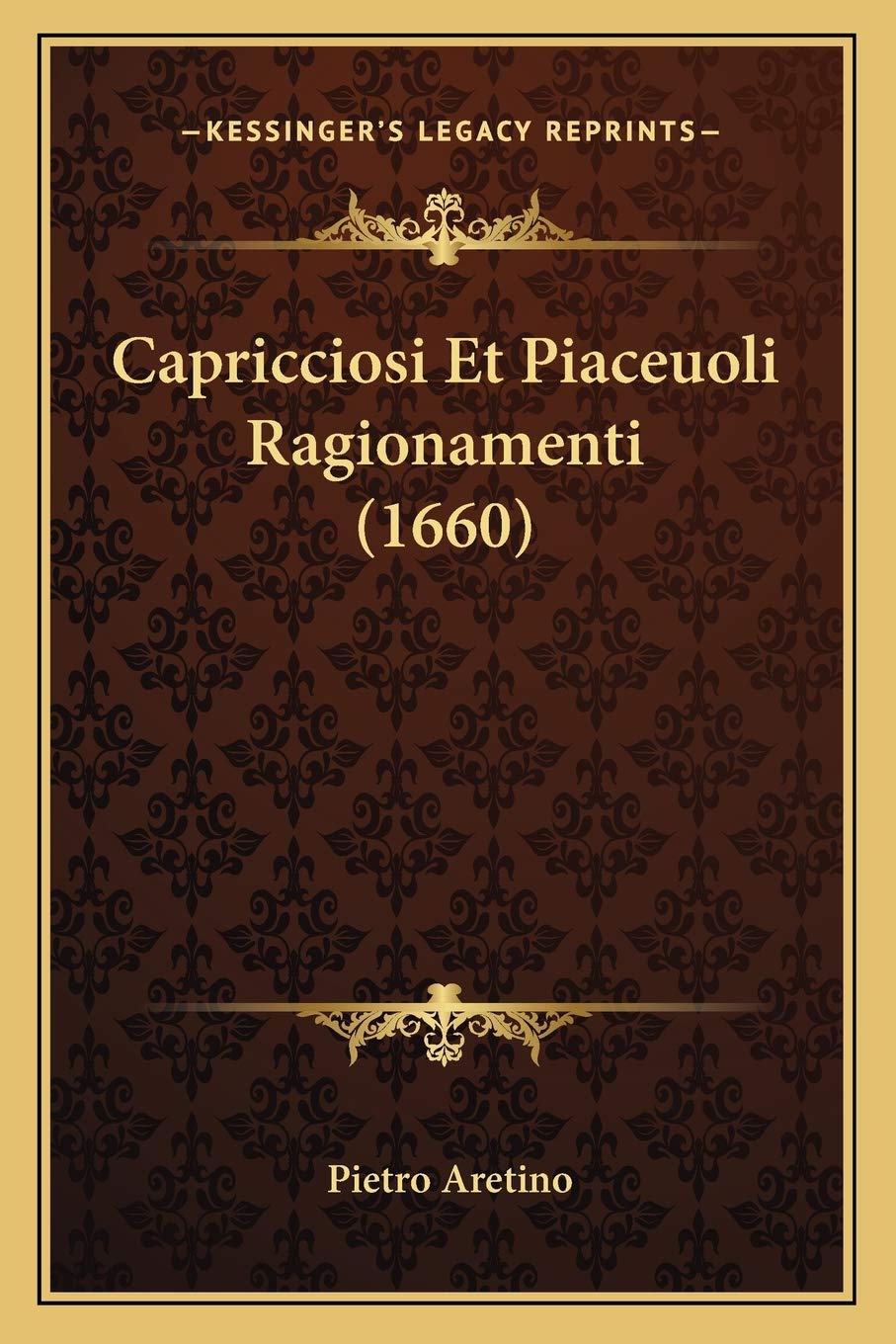 Capricciosi Et Piaceuoli Ragionamenti (1660) Contemporary literature