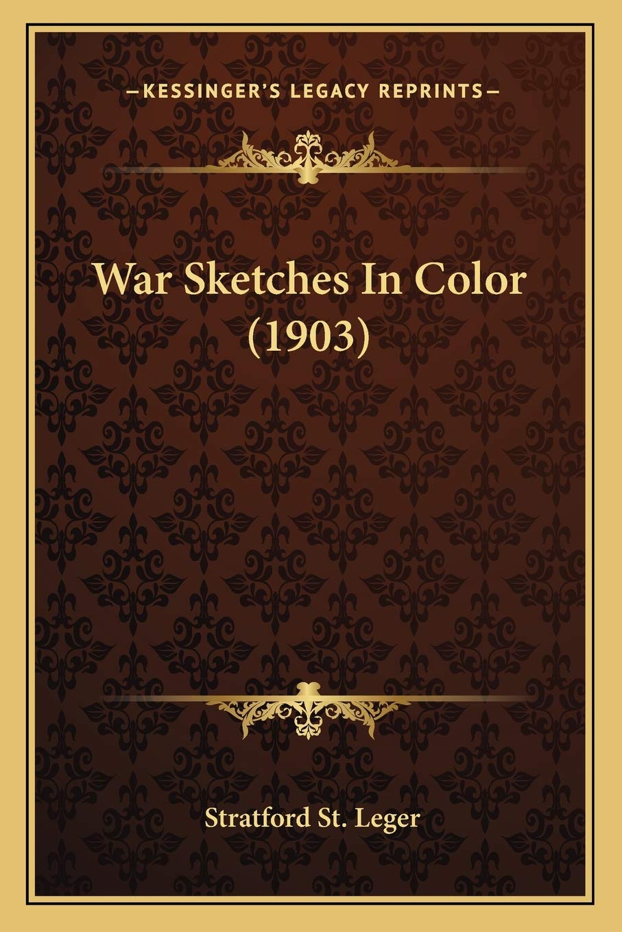 War Sketches In Color (1903) Contemporary literature