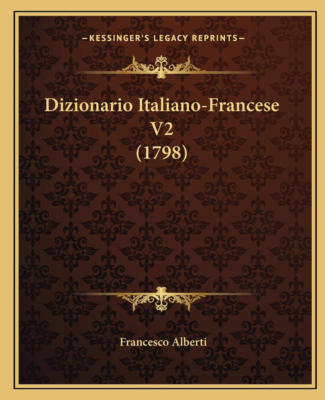 Dizionario Italiano-Francese V2 (1798) Contemporary literature
