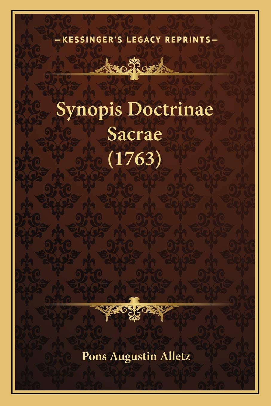Synopis Doctrinae Sacrae (1763) Philosophy