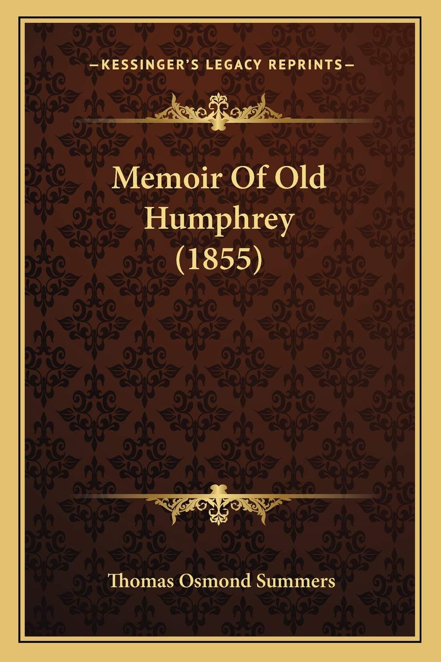 Memoir Of Old Humphrey (1855) Essays & Short Stories