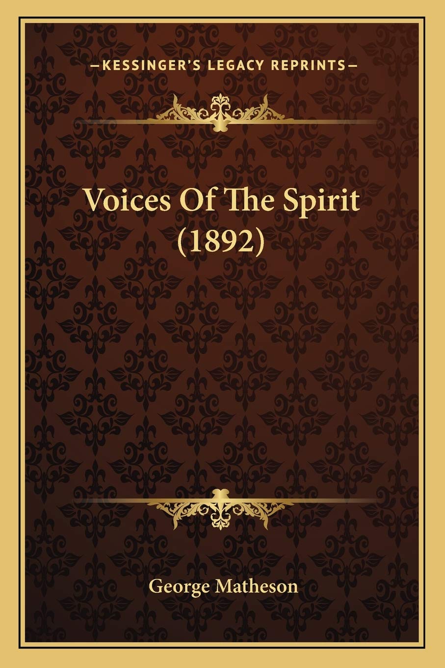 Voices Of The Spirit (1892) Poetry