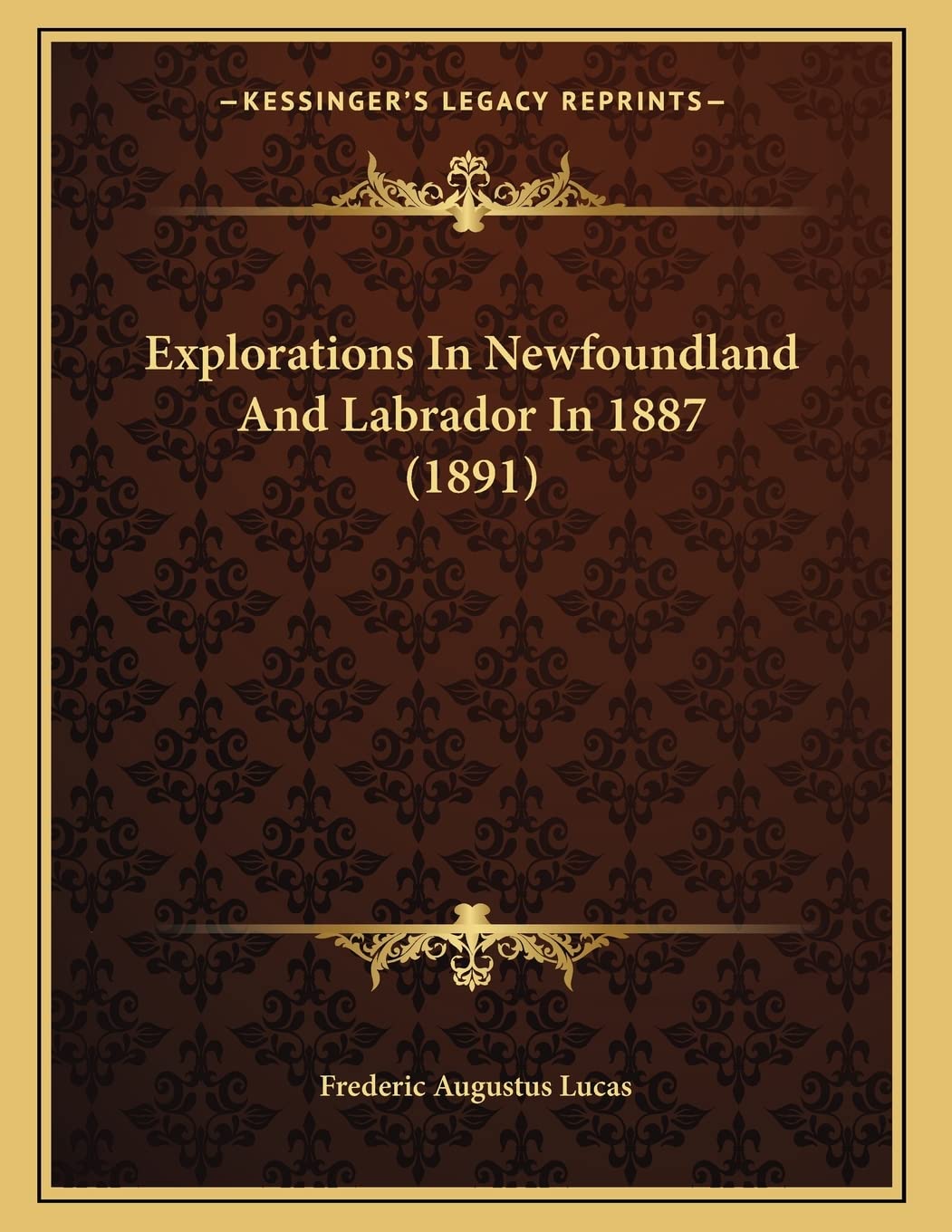 Explorations In Newfoundland And Labrador In 1887 (1891) Travel Guides