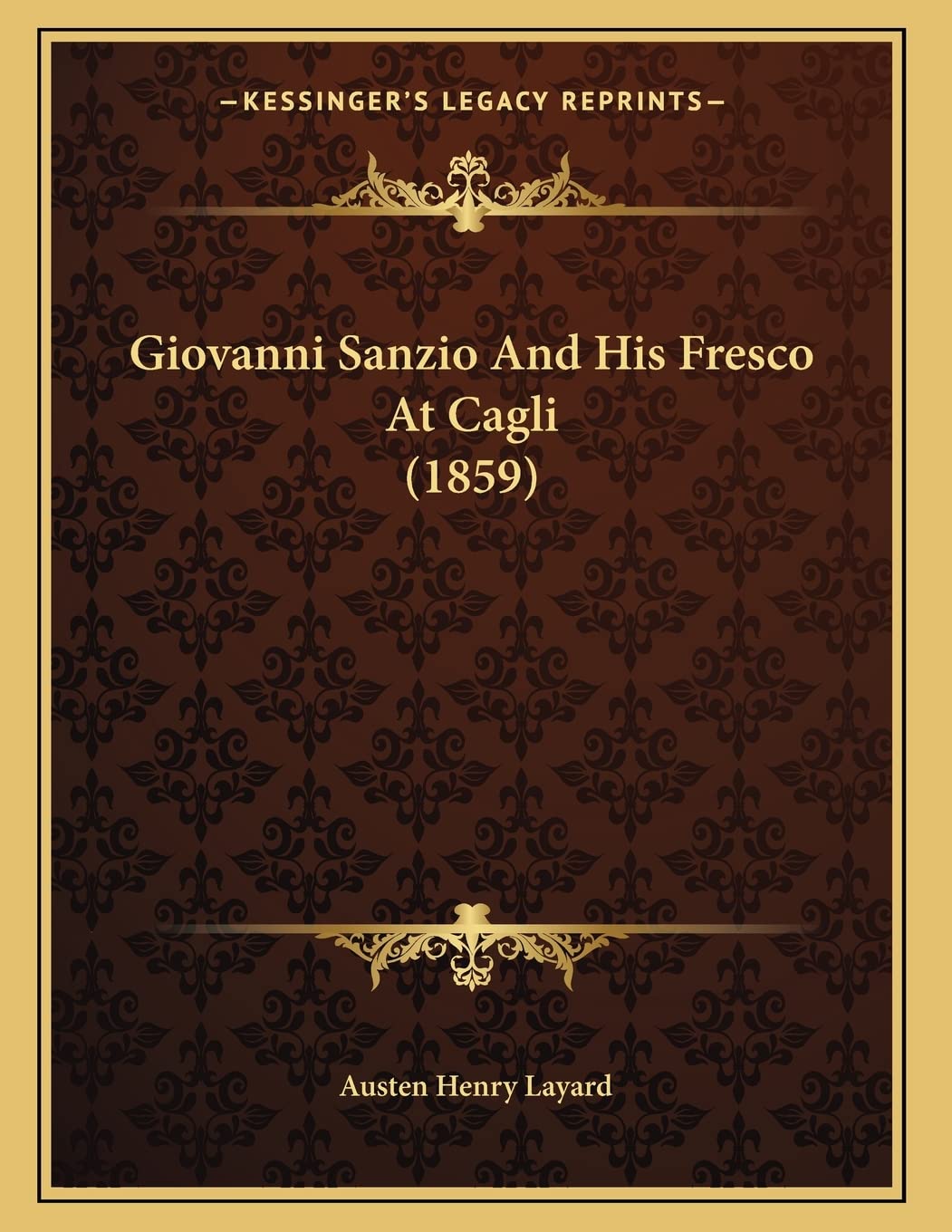 Giovanni Sanzio And His Fresco At Cagli (1859) Memories