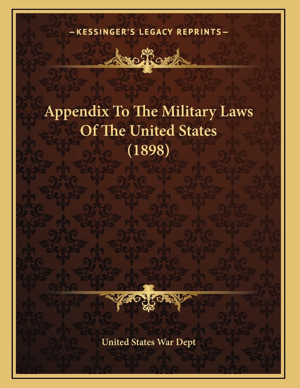 Appendix To The Military Laws Of The United States (1898) Philosophy
