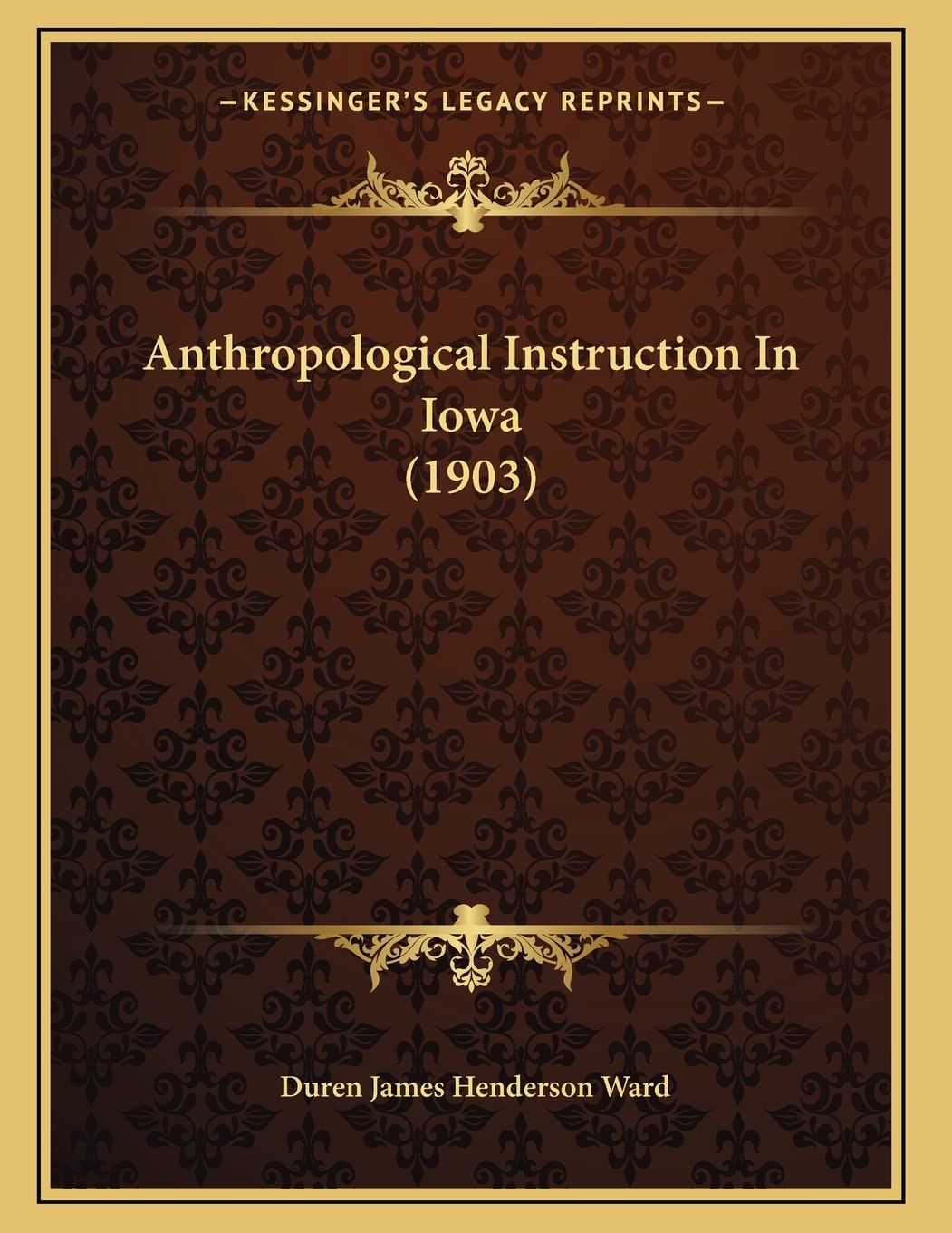 Anthropological Instruction In Iowa (1903) Business & Technology