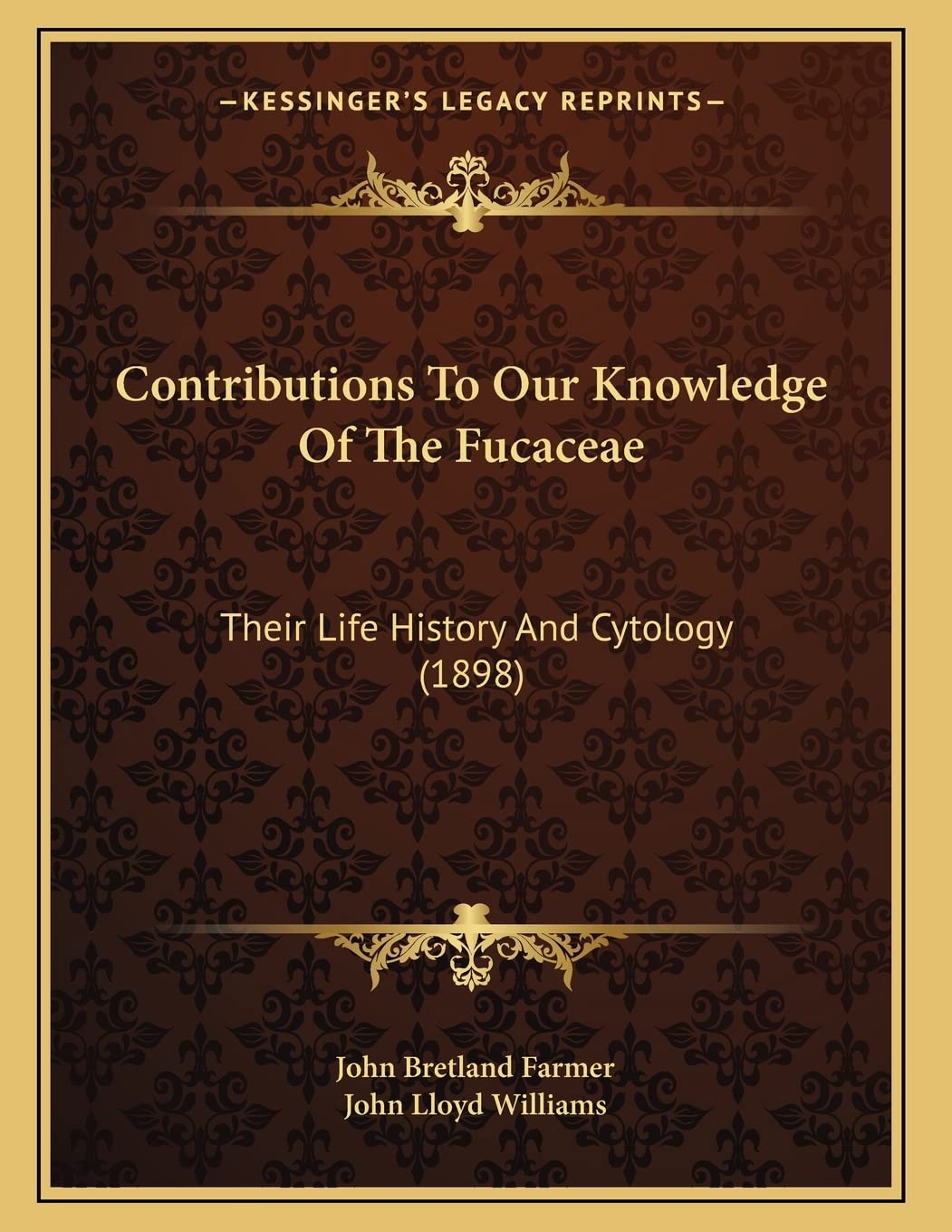 Contributions To Our Knowledge Of The Fucaceae: Their Life History And Cytology (1898) Art & Literature