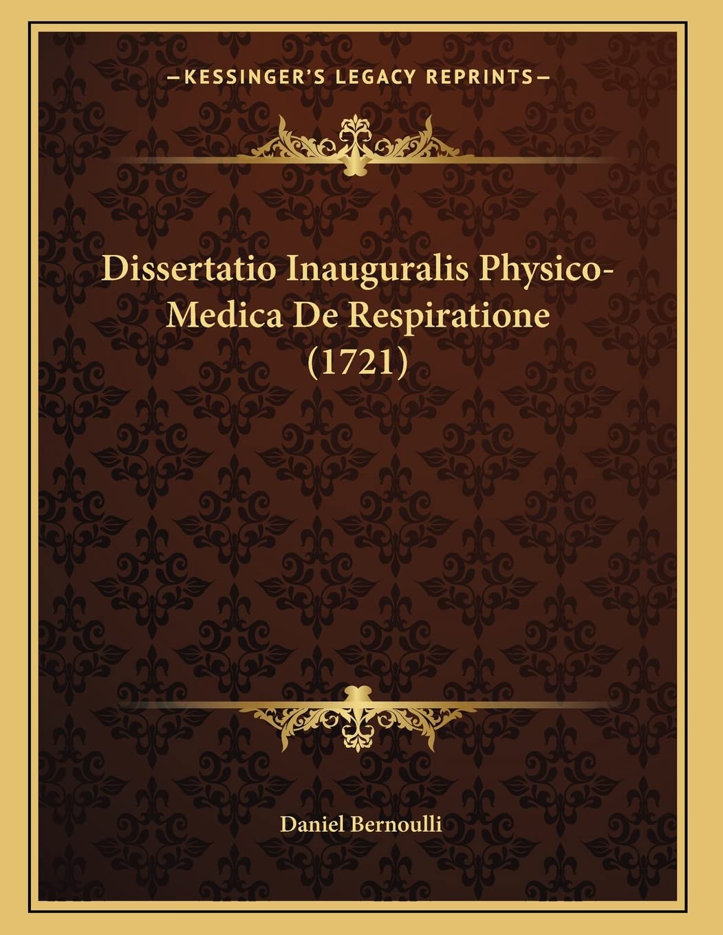 Dissertatio Inauguralis Physico-Medica De Respiratione (1721) Contemporary literature