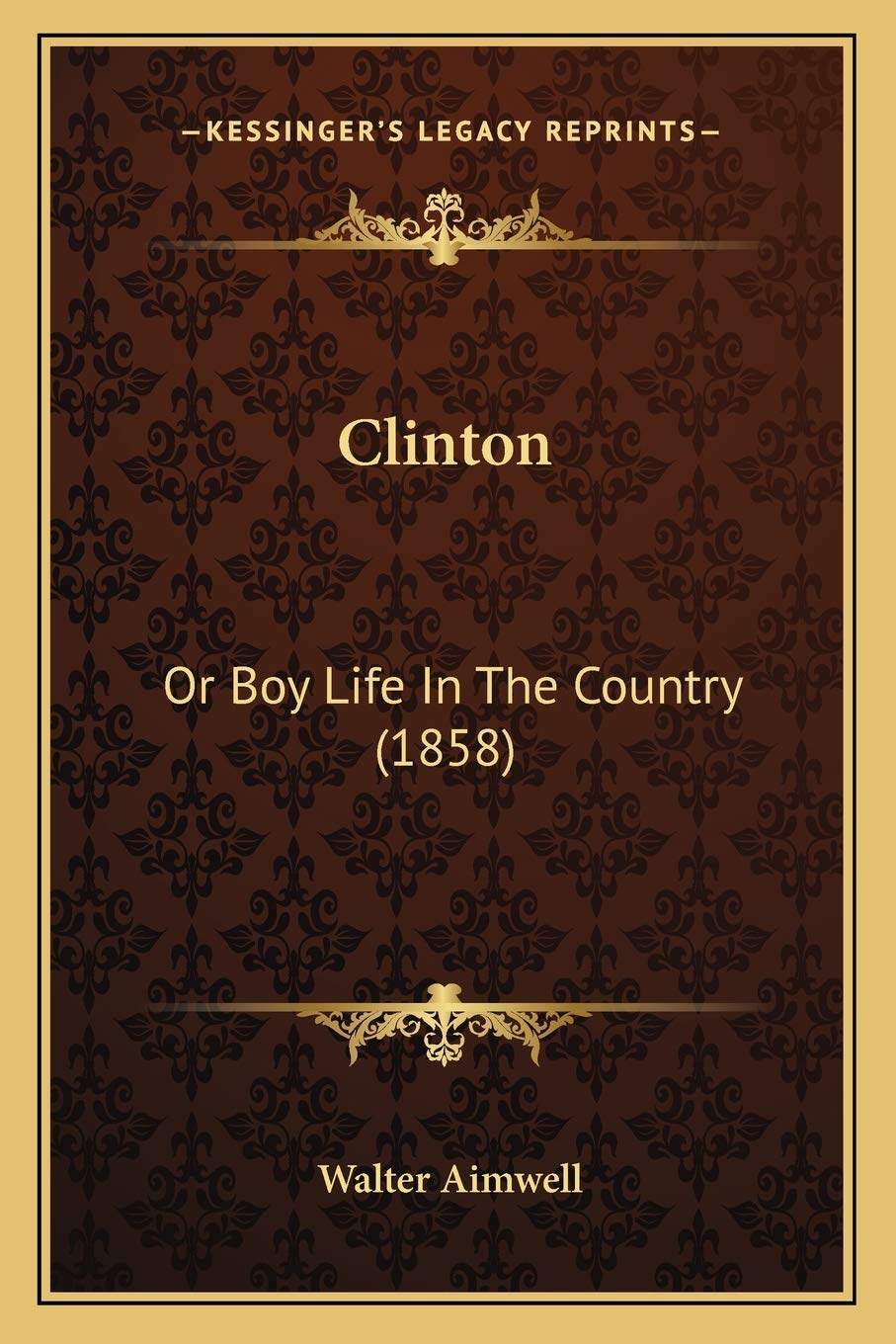 Clinton: Or Boy Life In The Country (1858) Contemporary literature