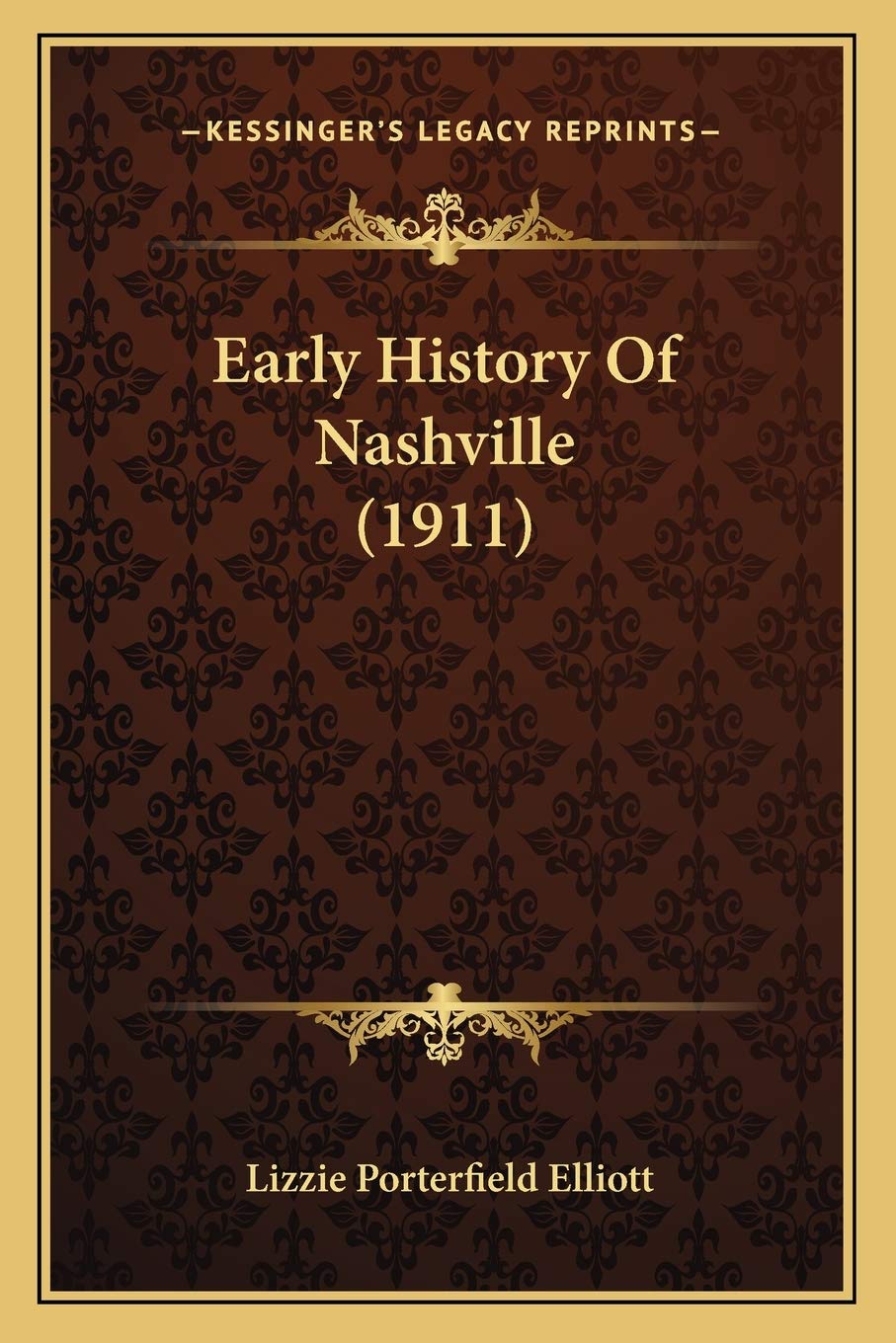 Early History Of Nashville (1911) Philosophy