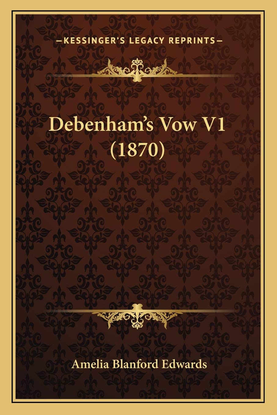 Debenham's Vow V1 (1870) Contemporary literature
