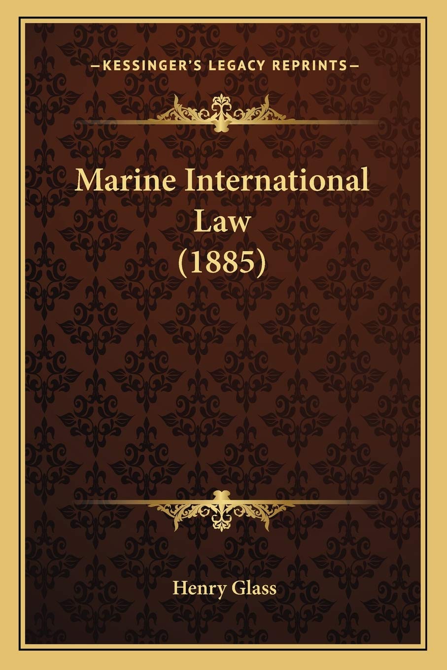 Marine International Law (1885) Law