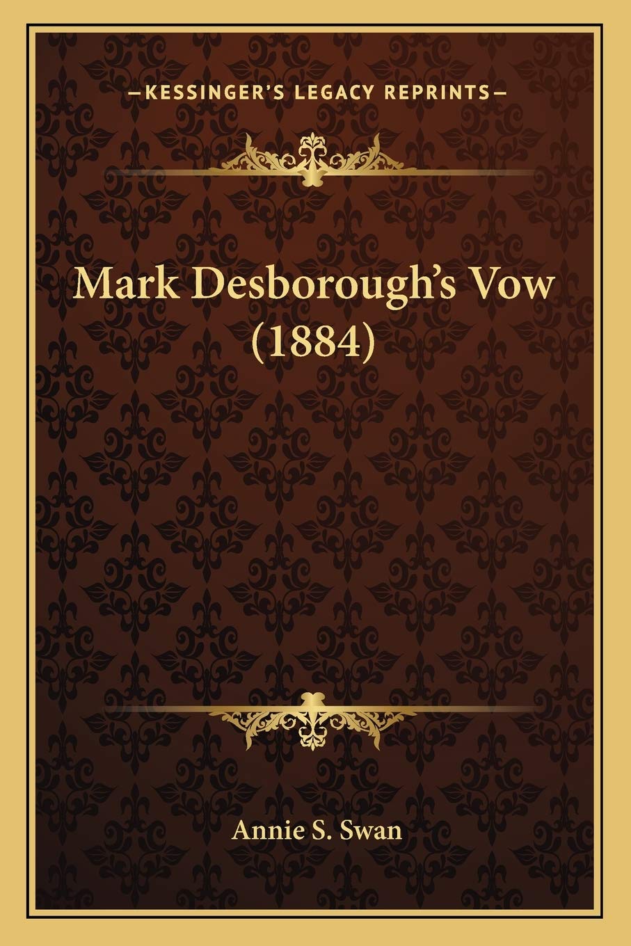 Mark Desborough's Vow (1884) Contemporary literature
