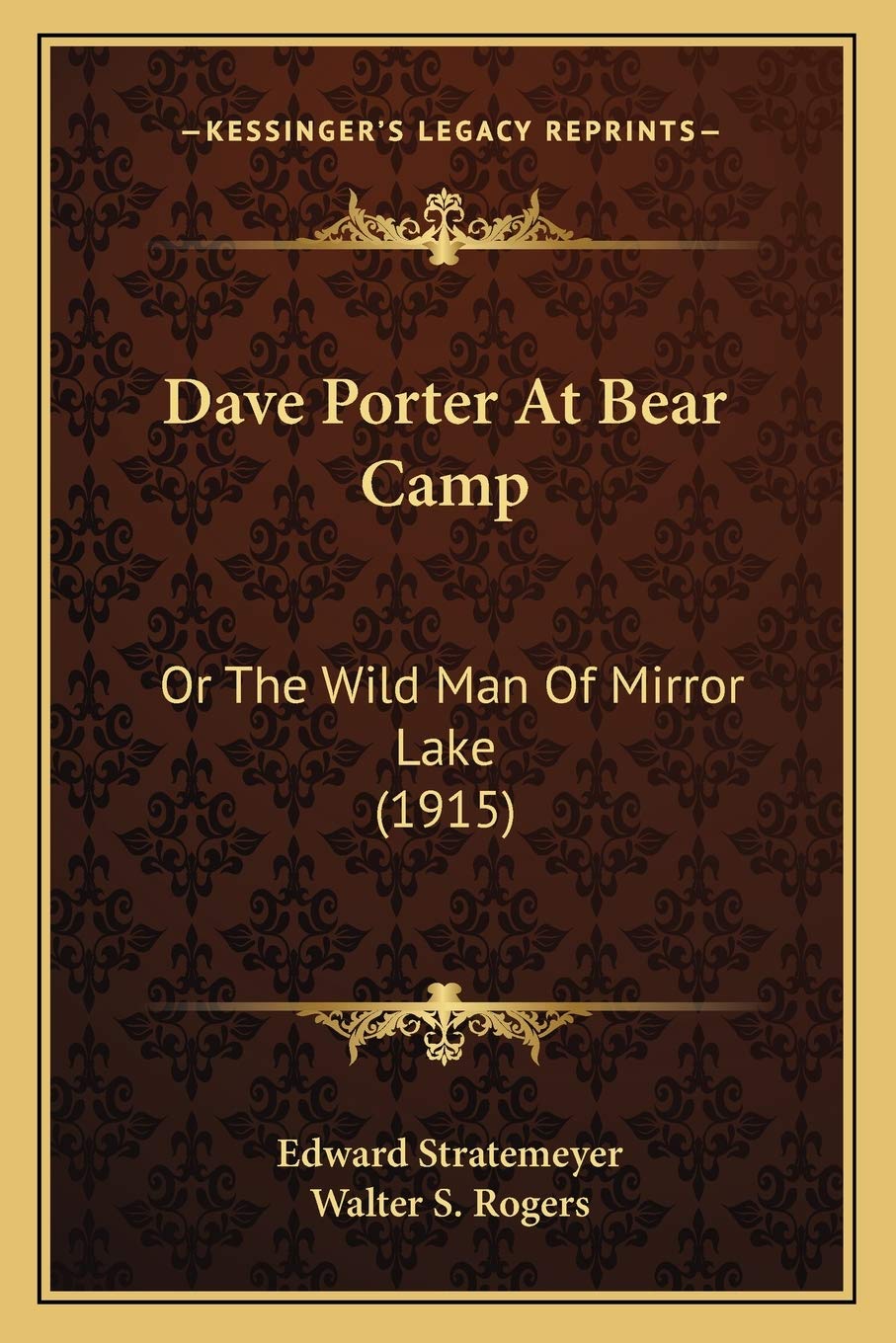 Dave Porter At Bear Camp: Or The Wild Man Of Mirror Lake (1915) Contemporary literature