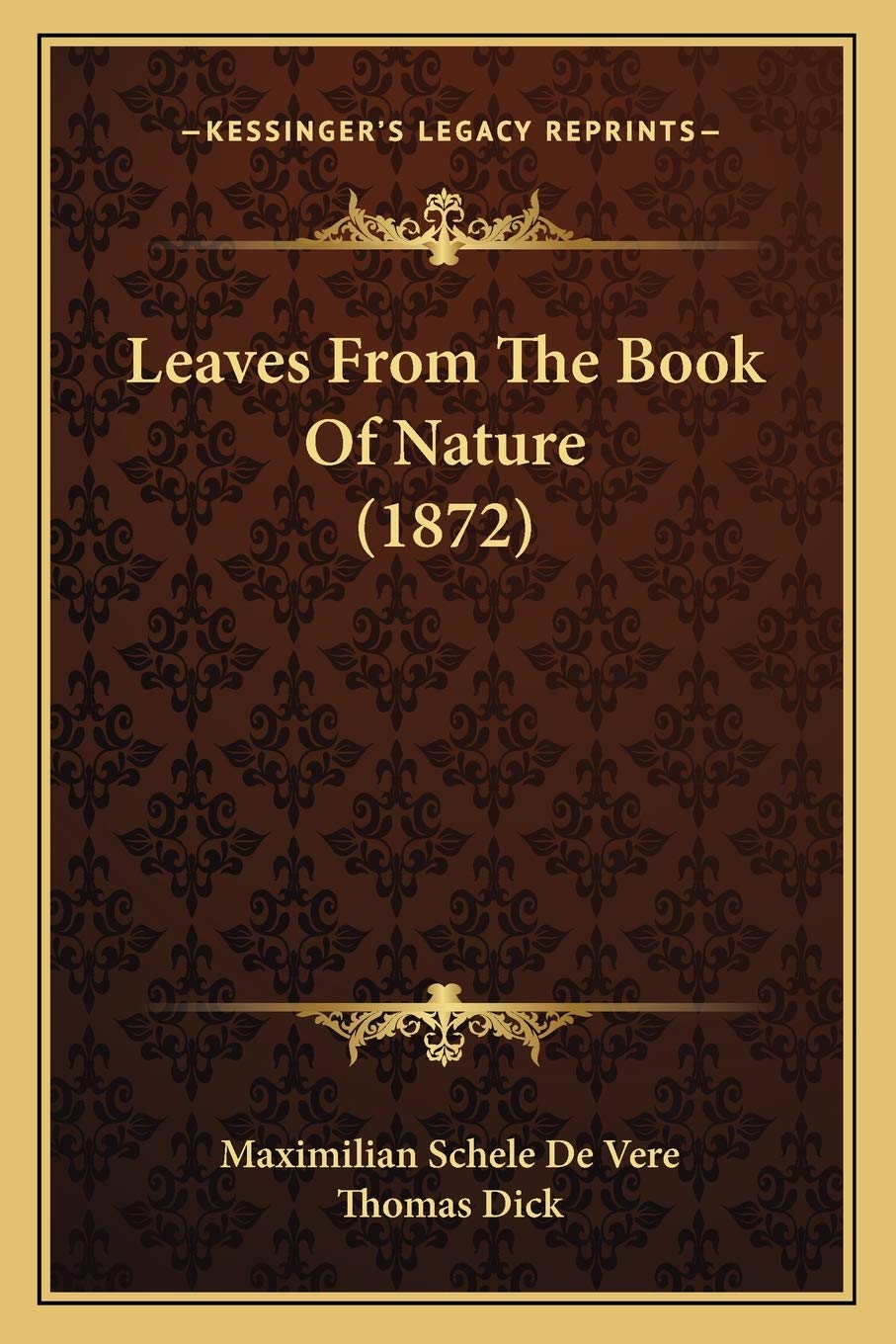 Leaves From The Book Of Nature (1872) Philosophy