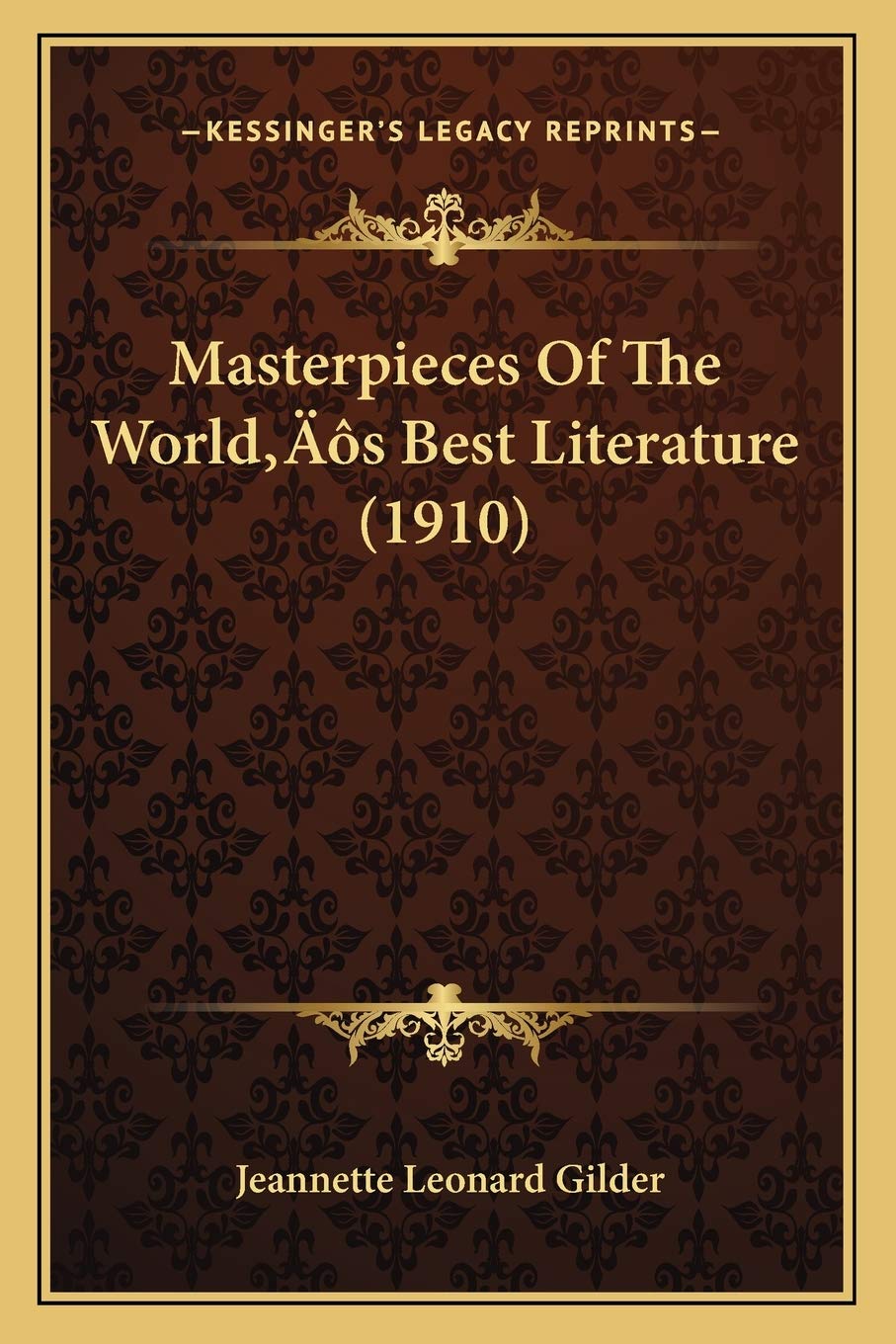 Masterpieces Of The World's Best Literature (1910) Poetry