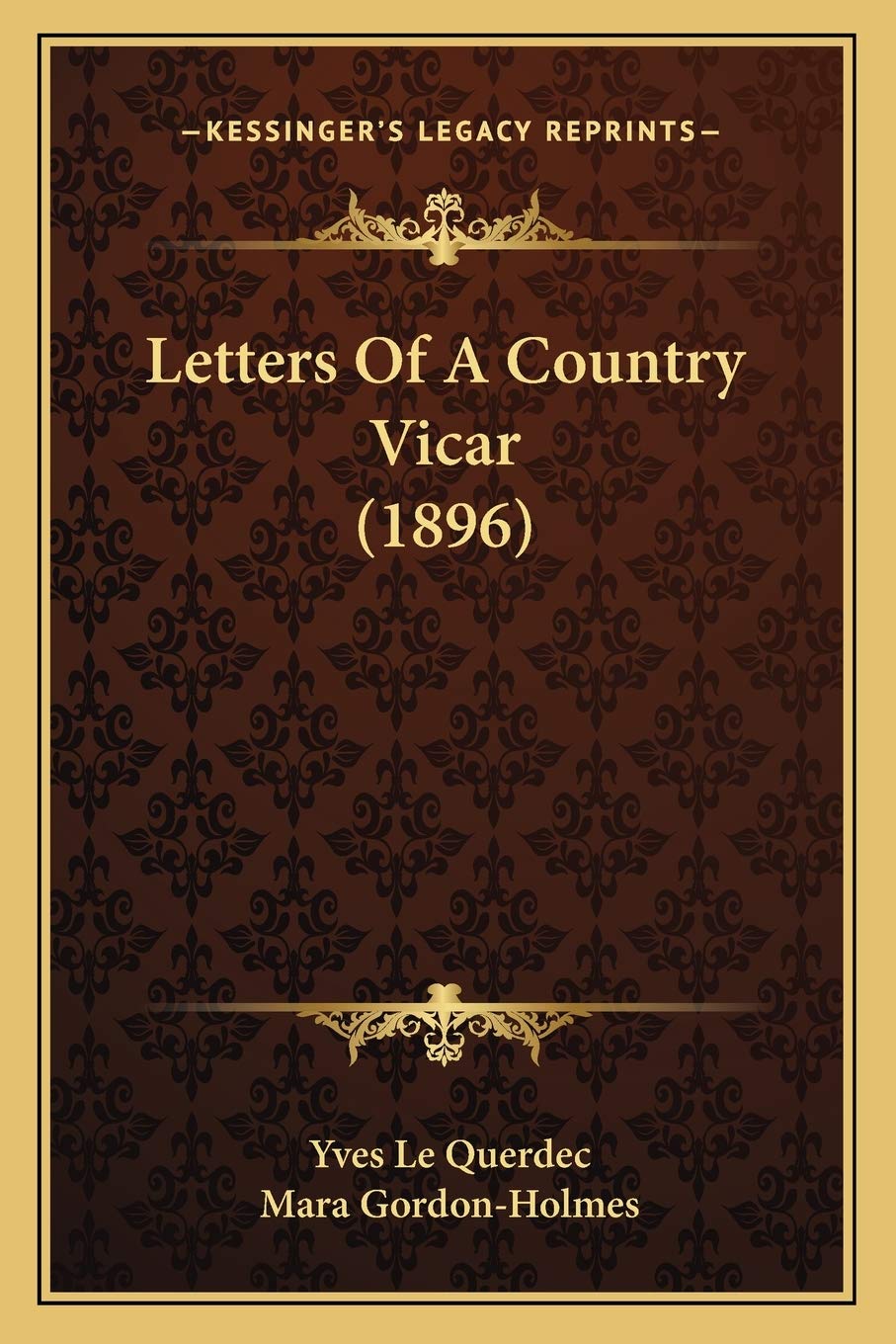 Letters Of A Country Vicar (1896) Essays & Short Stories