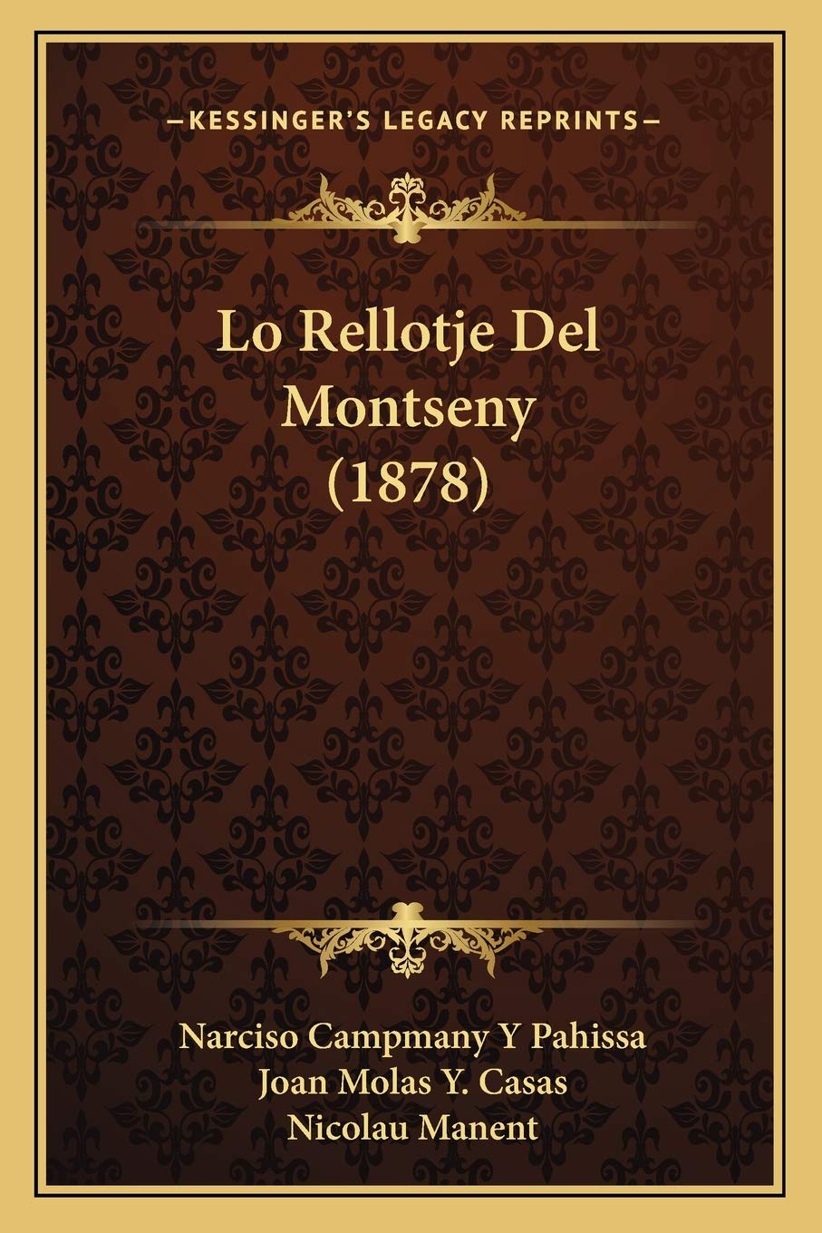 Lo Rellotje Del Montseny (1878) International