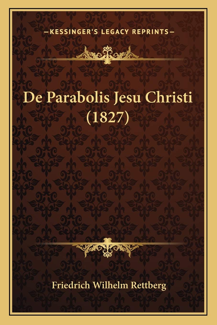 De Parabolis Jesu Christi (1827) Contemporary literature