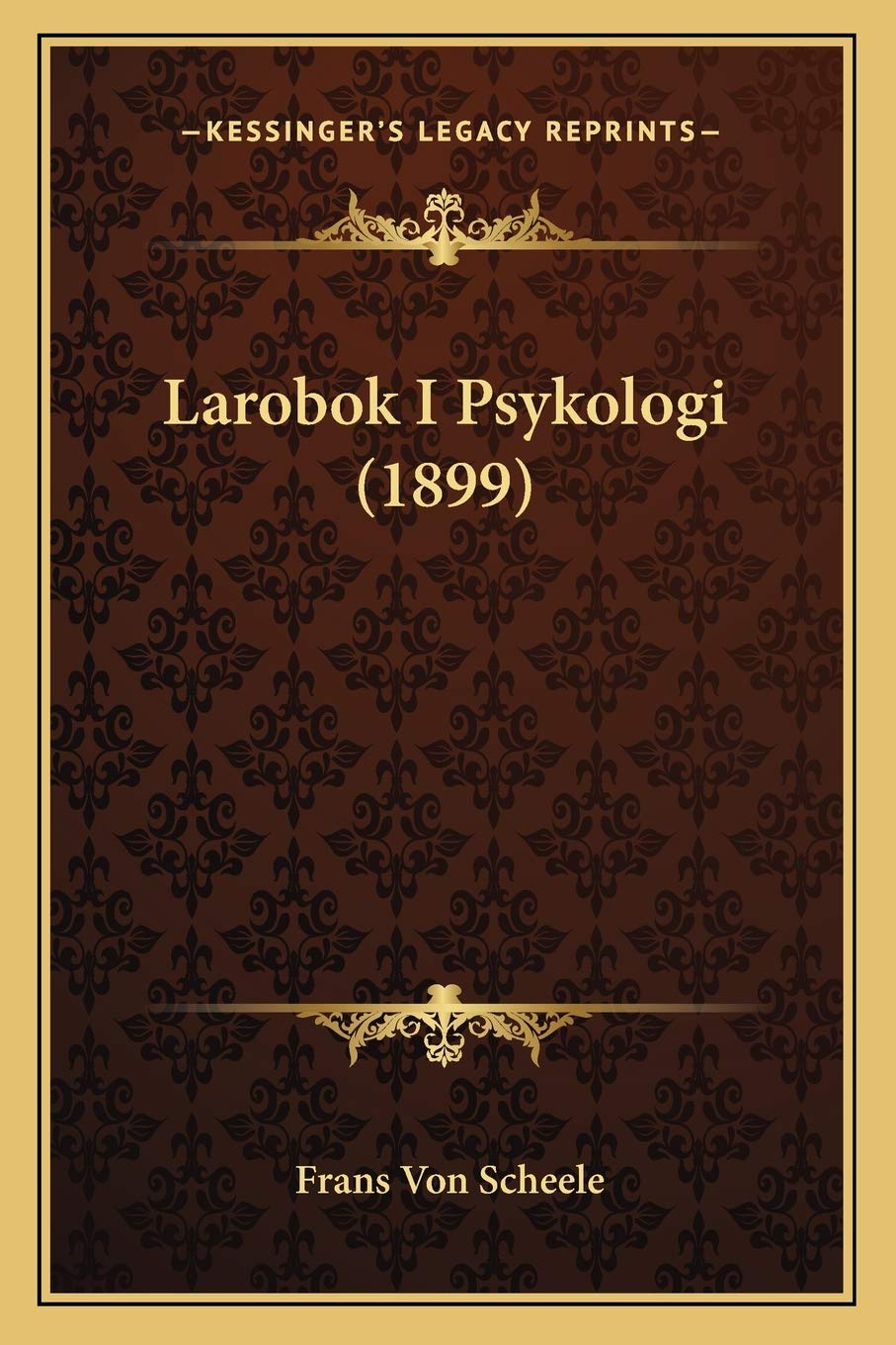 Product Image: Larobok I Psykologi (1899)