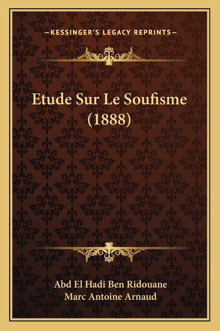 Etude Sur Le Soufisme (1888) Philosophy