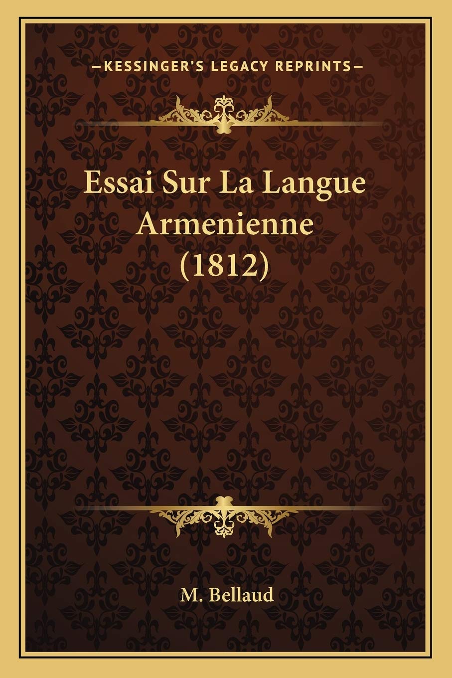 Product Image: Essai Sur La Langue Armenienne (1812)
