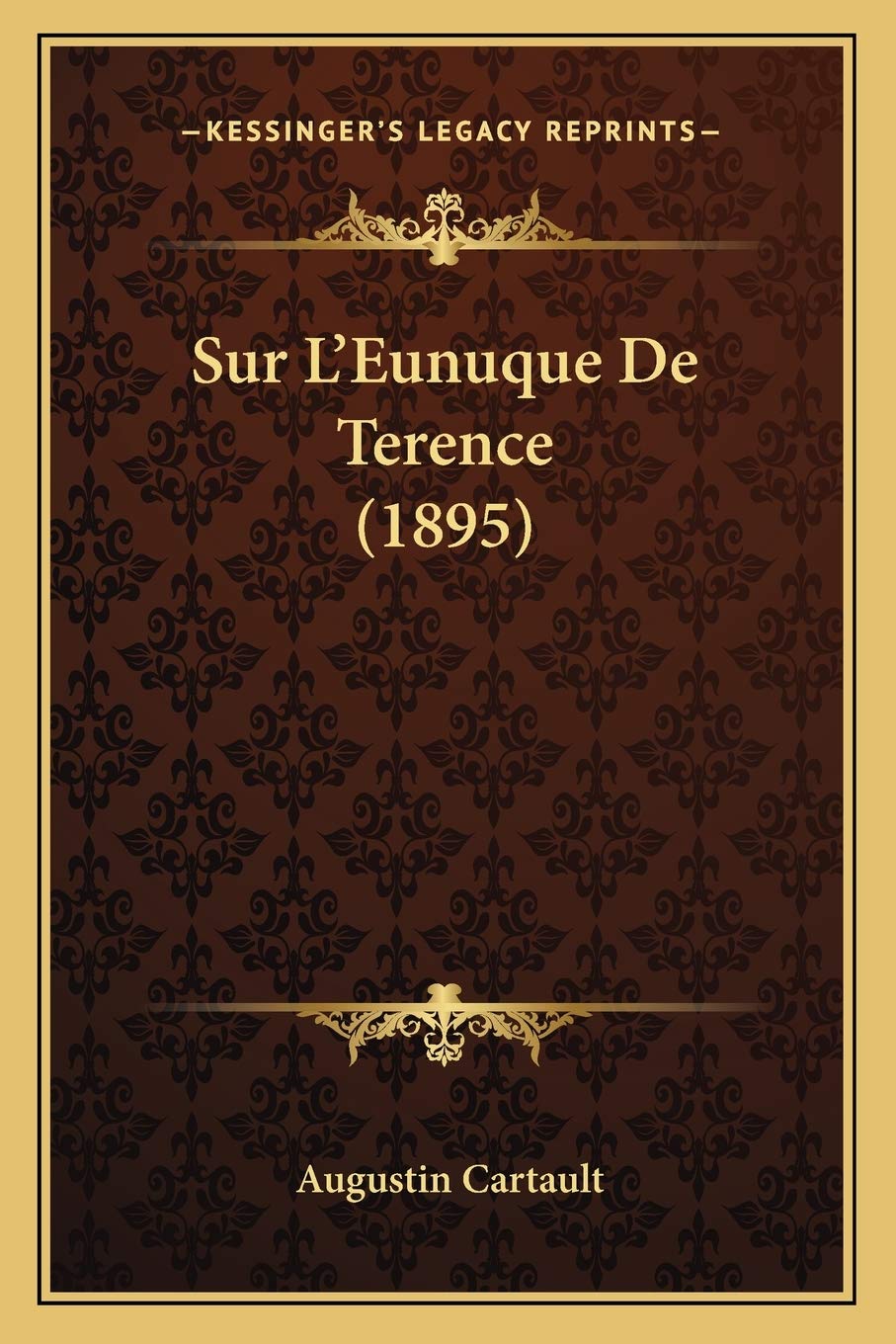Sur L'Eunuque De Terence (1895) Drama