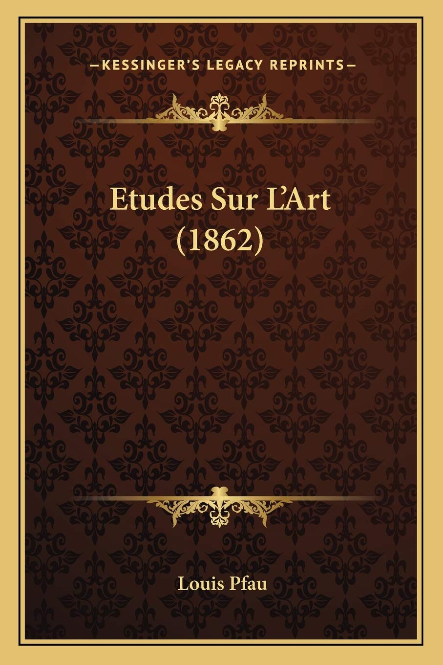 Etudes Sur L'Art (1862) book