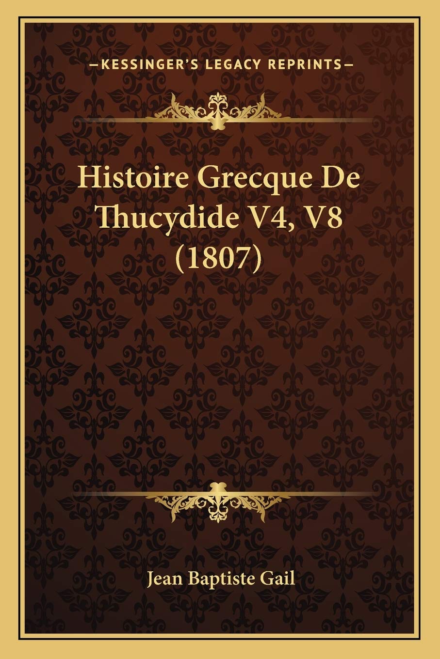Histoire Grecque De Thucydide V4, V8 (1807) book