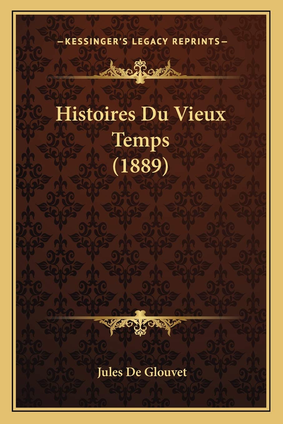 Histoires Du Vieux Temps (1889) book