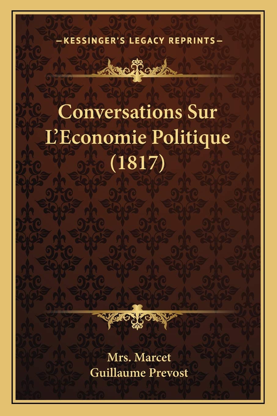 Conversations Sur L'Economie Politique (1817) book