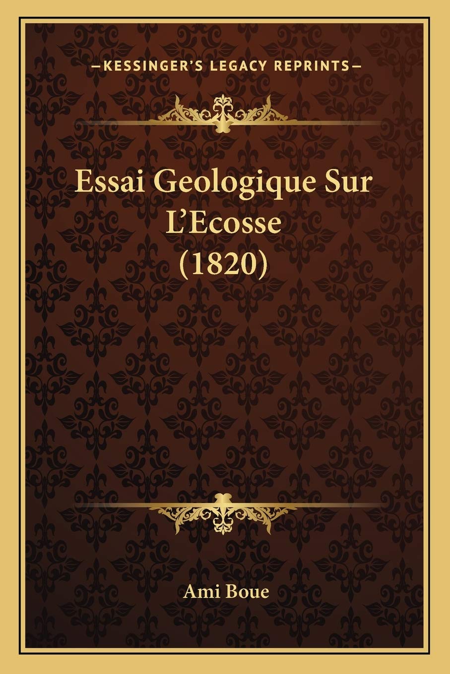 Essai Geologique Sur L'Ecosse (1820) book