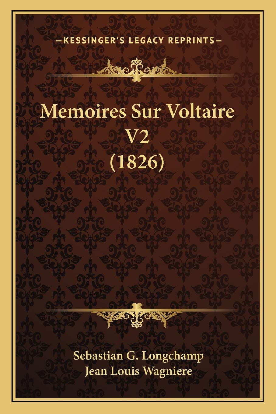 Memoires Sur Voltaire V2 (1826) book