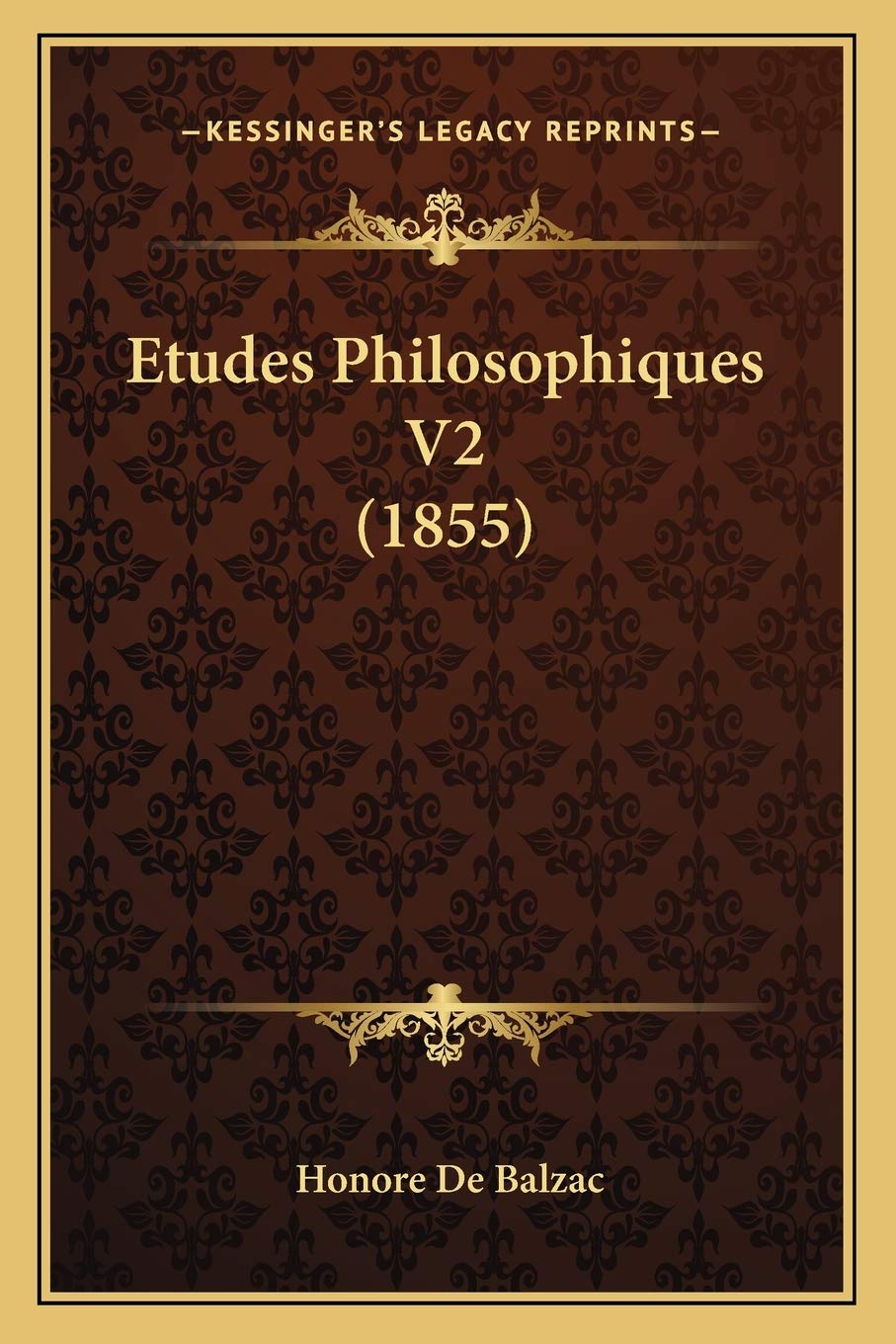 Etudes Philosophiques V2 (1855) book