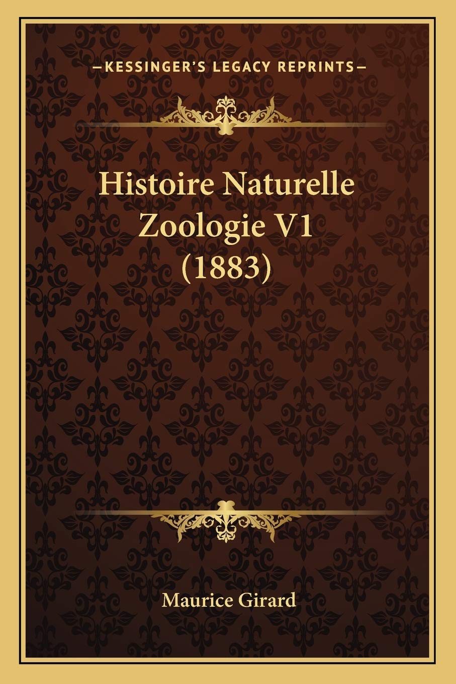 Histoire Naturelle Zoologie V1 (1883) International