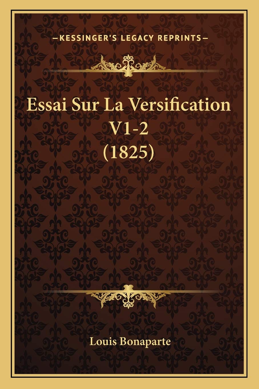 Essai Sur La Versification V1-2 (1825) Social Sciences