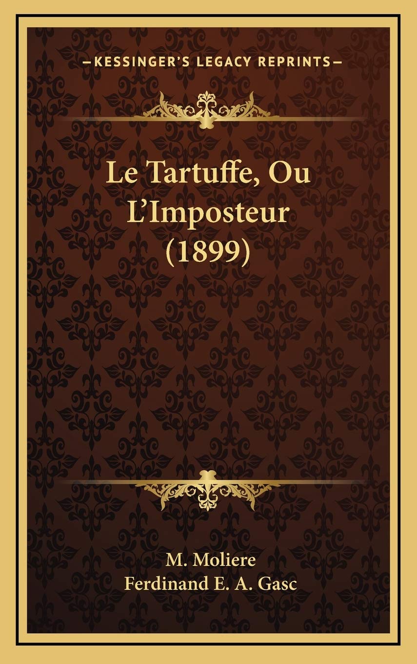 Le Tartuffe, Ou L'Imposteur (1899) book