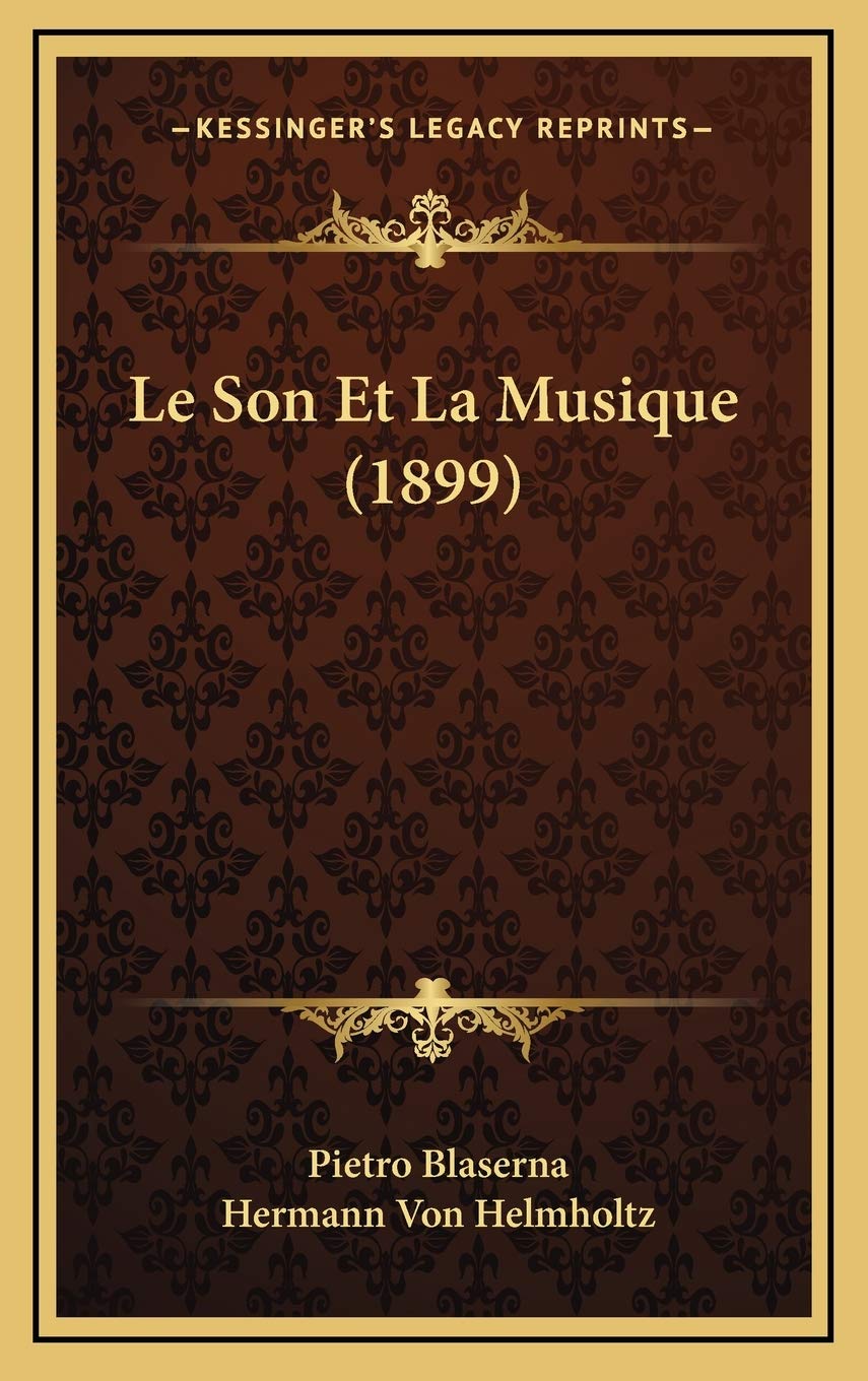 Le Son Et La Musique (1899) book