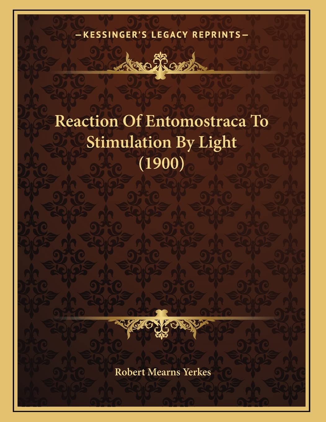 Reaction Of Entomostraca To Stimulation By Light (1900) Natural Sciences