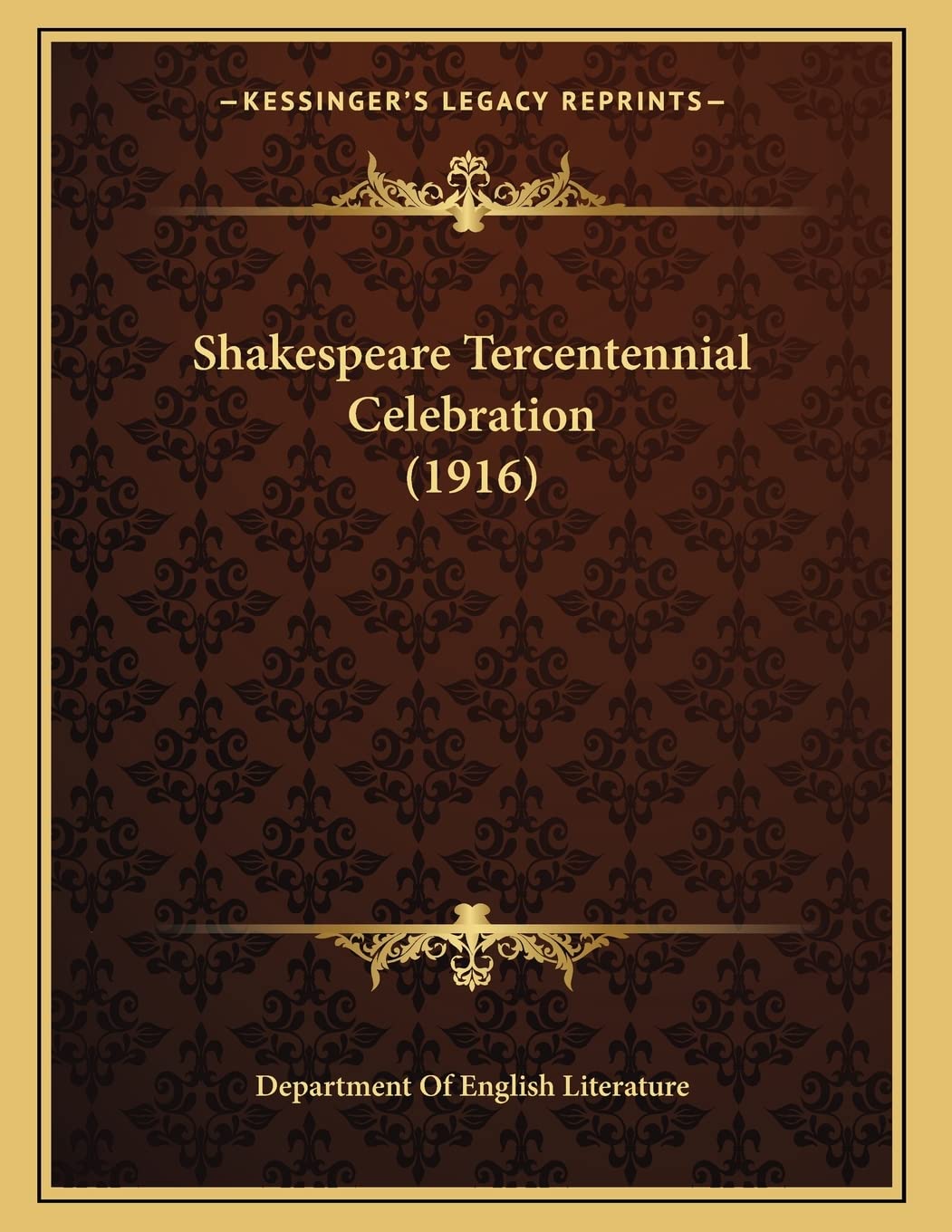 Shakespeare Tercentennial Celebration (1916) Philosophy