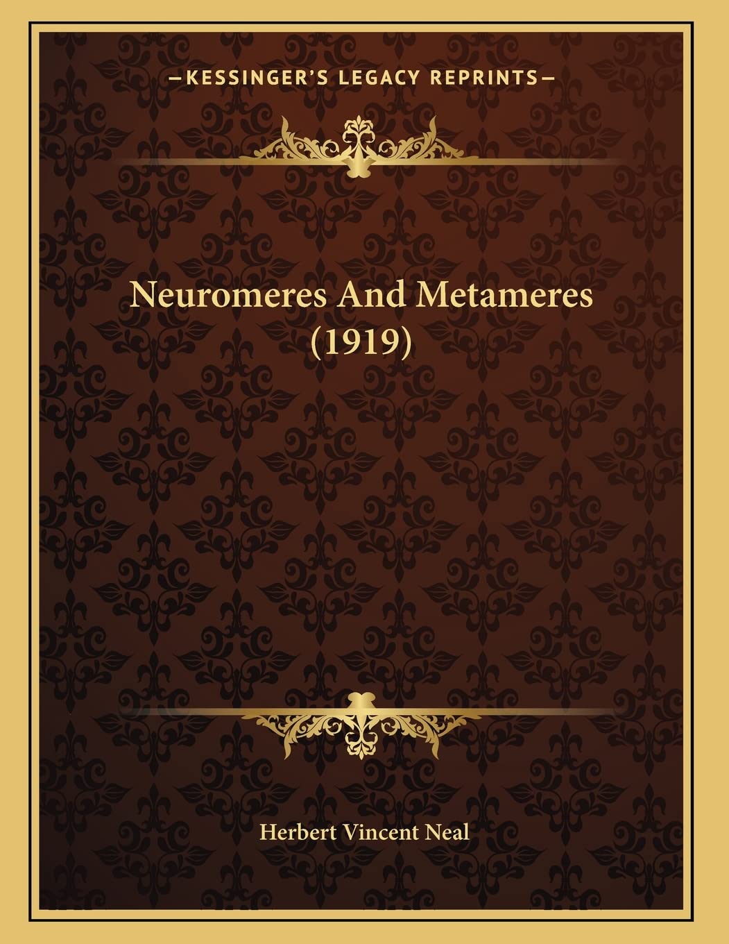 Neuromeres And Metameres (1919) Business & Technology